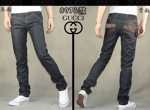 古驰最新款牛仔裤,奢华之作
