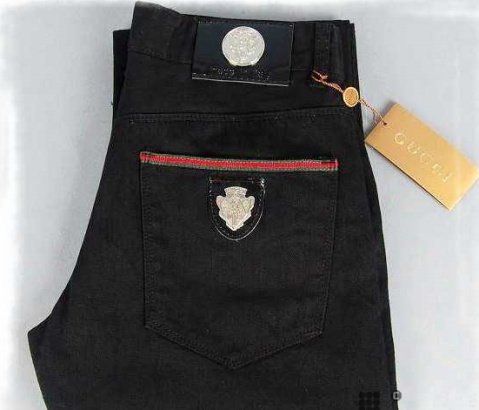 古驰最新款牛仔裤,奢华之作