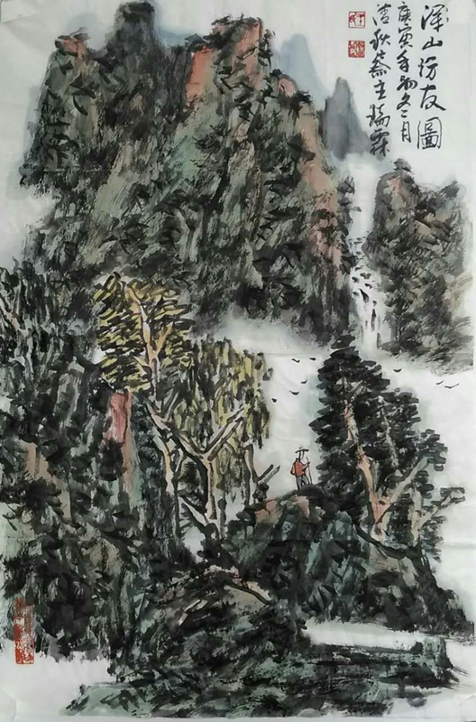 瑞霖的北派情调——山水作品鉴赏