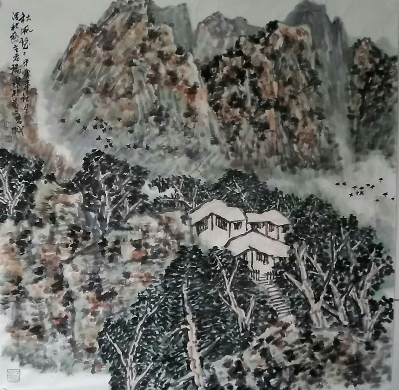 瑞霖的北派情调——山水作品鉴赏