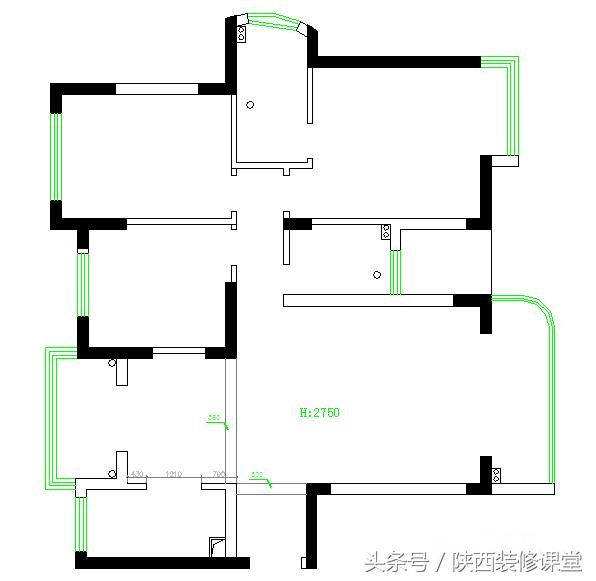 120平美式三房装修,120平3室2厅2卫中式
