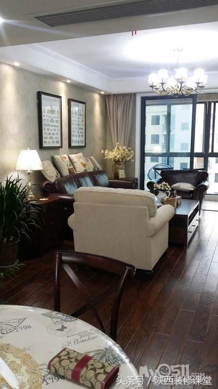 120平美式三房装修,120平3室2厅2卫中式