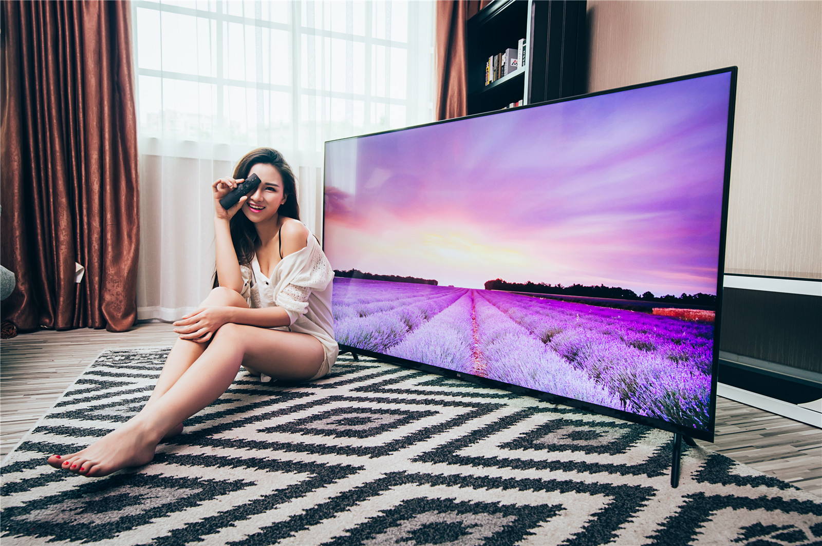 小米电视465寸全面屏旗舰版,小米电视4a