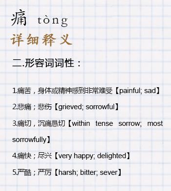 “痛”下杀手！这个所有人都误解的汉字，今天我们还他清白