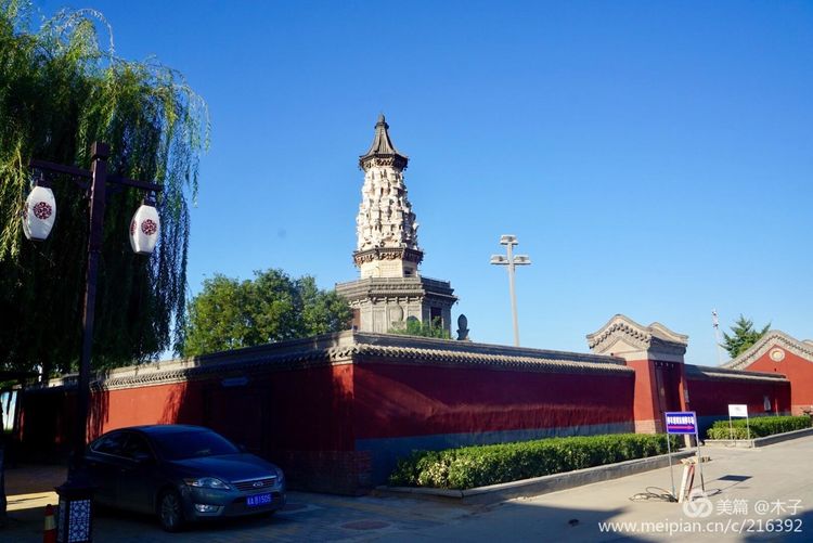 一花一叶总关情,一辆单车游古城,美哉正定!