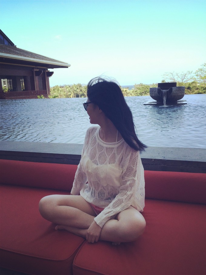 带着妈妈享受三亚的海