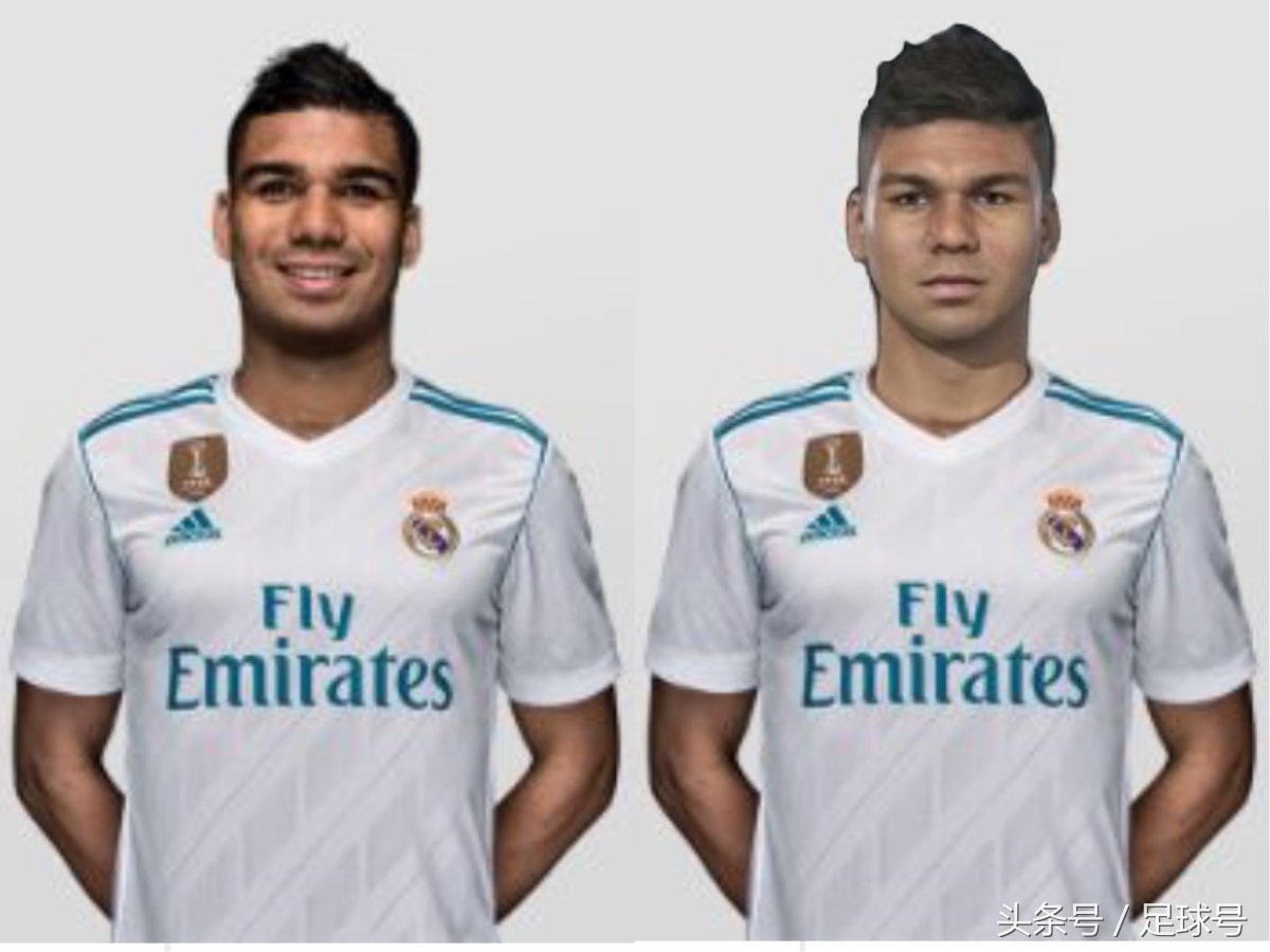 pes2018罗纳尔多脸型,pes2018维尼修斯脸型