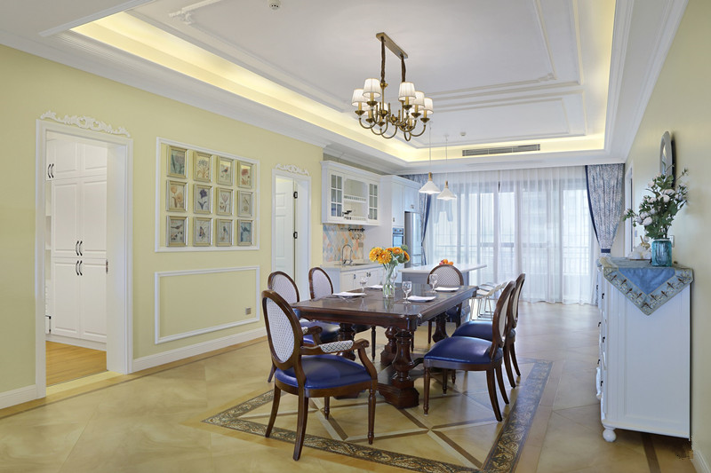 95万打造273平美式四居室，舒适休闲，广州水韵蓝湾装修借鉴