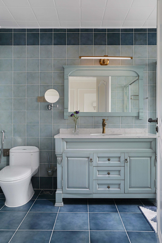 95万打造273平美式四居室，舒适休闲，广州水韵蓝湾装修借鉴