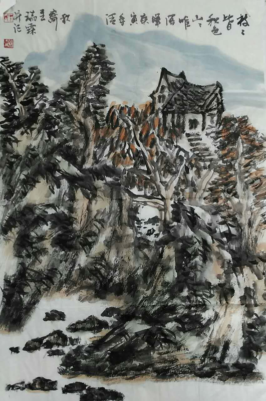 瑞霖的北派情调——山水作品鉴赏