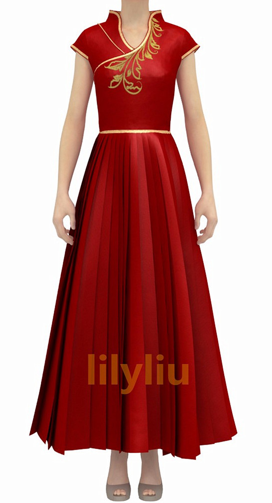 演出服定制声乐老师,设计感演出服