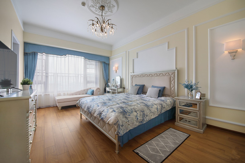 95万打造273平美式四居室，舒适休闲，广州水韵蓝湾装修借鉴