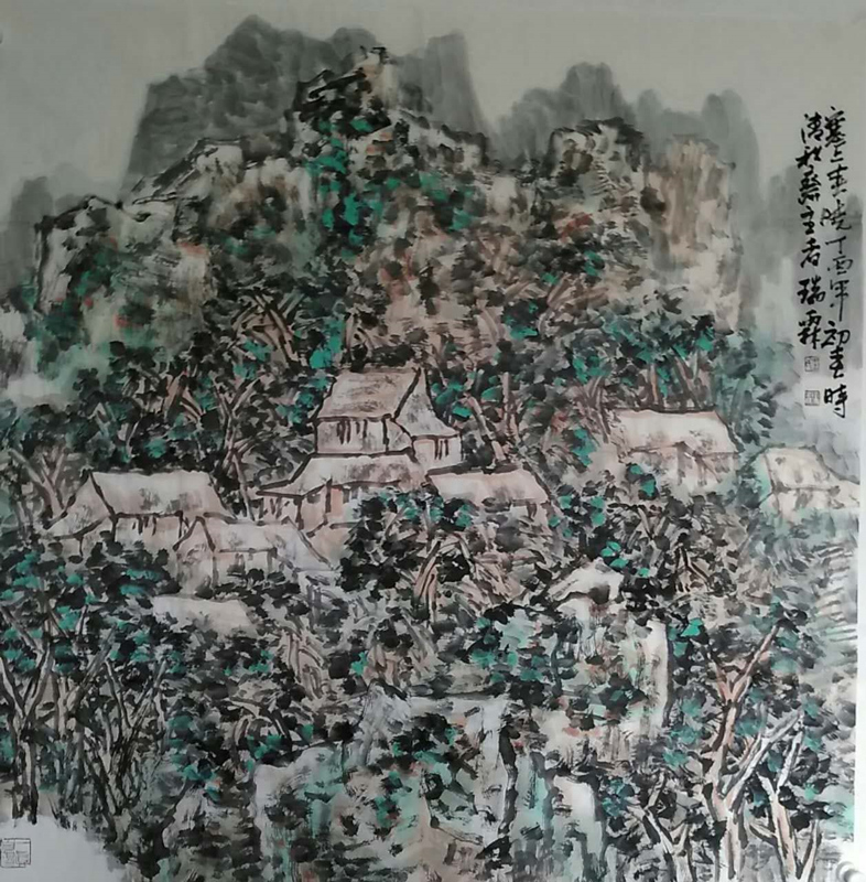 瑞霖的北派情调——山水作品鉴赏