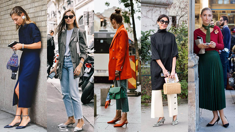 赫本风低跟鞋,奥黛丽赫本尖头小黑鞋