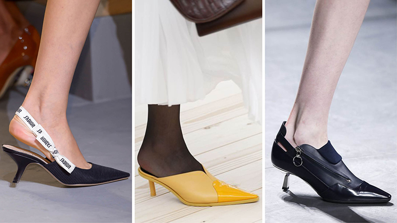 赫本风低跟鞋,奥黛丽赫本尖头小黑鞋