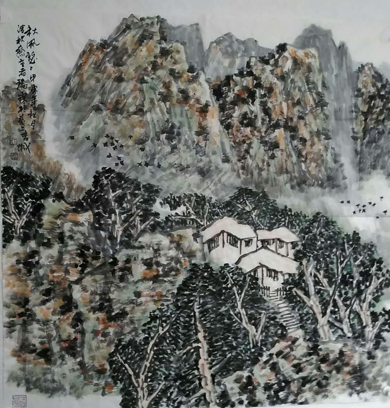 瑞霖的北派情调——山水作品鉴赏