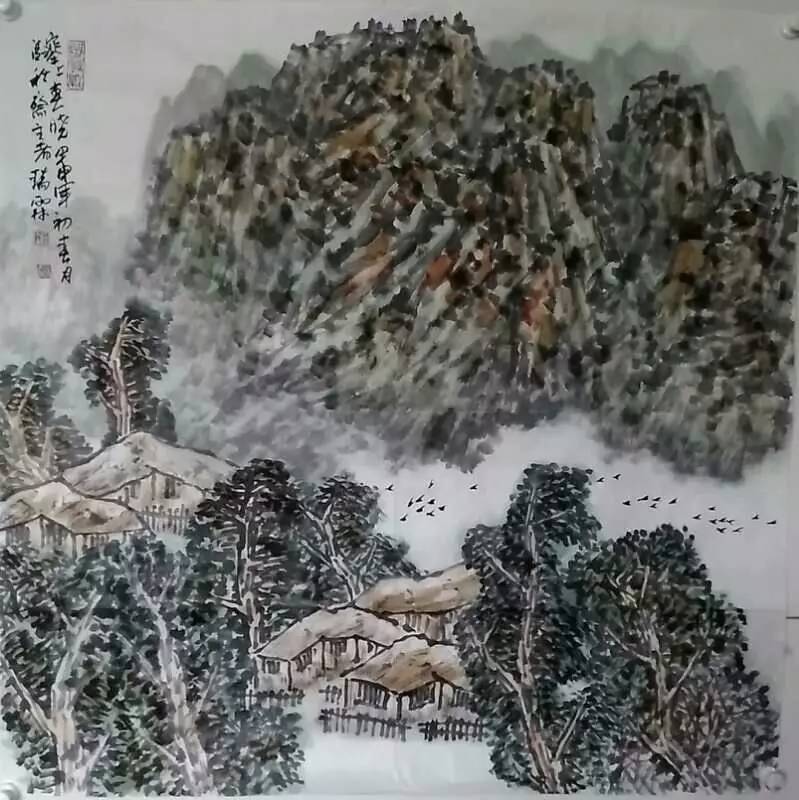 瑞霖的北派情调——山水作品鉴赏
