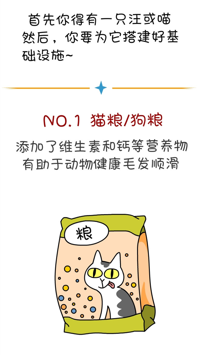 关于一个铲屎官和四只猫的漫画,铲屎官照顾猫的漫画