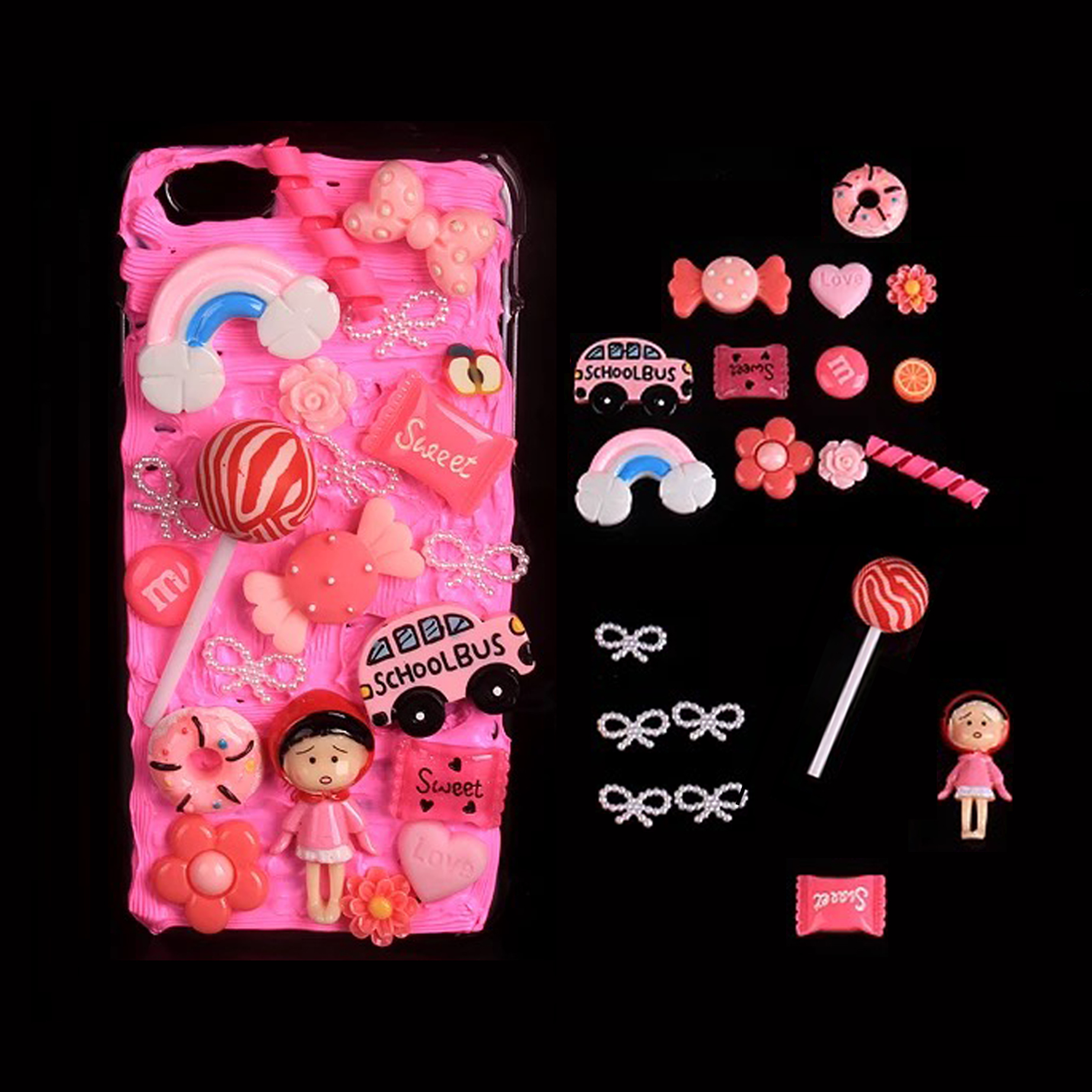 奶油诱惑,奶油胶手机壳diy闺蜜款