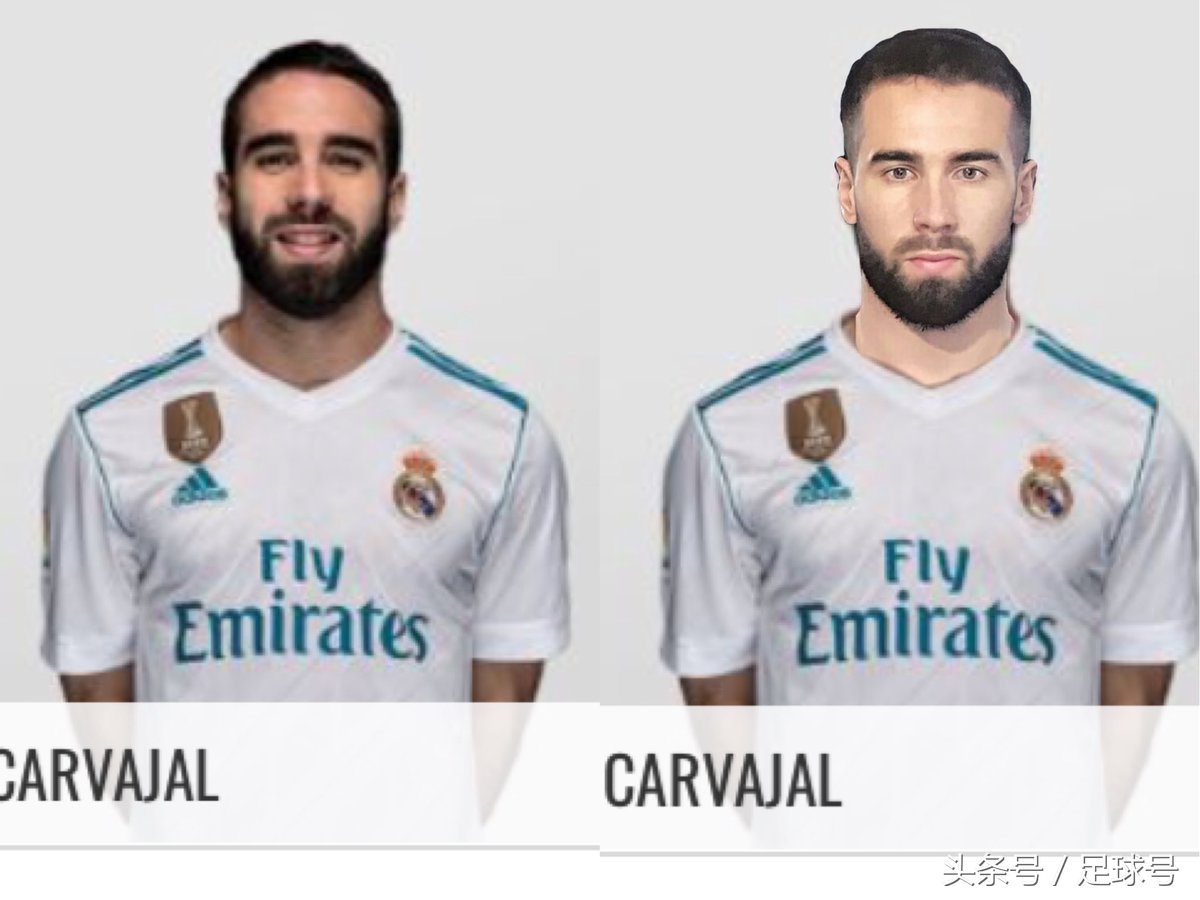 pes2018罗纳尔多脸型,pes2018维尼修斯脸型