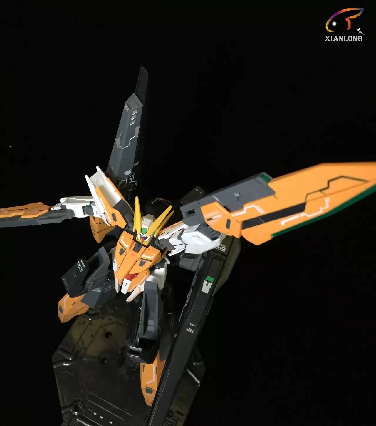 欣赏:高达模型不仅仅是喷涂,素组*党**的胜利,HS妖天使