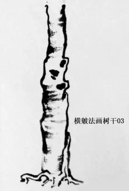 最简单的树干画法,树干的简便画法