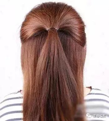 长发秒变短发的方法,不用剪头发就能从长发变短发