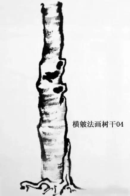最简单的树干画法,树干的简便画法