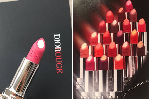 DIOR9月新品迪奥蓝星唇膏夹心版试色，新一代999色号必收