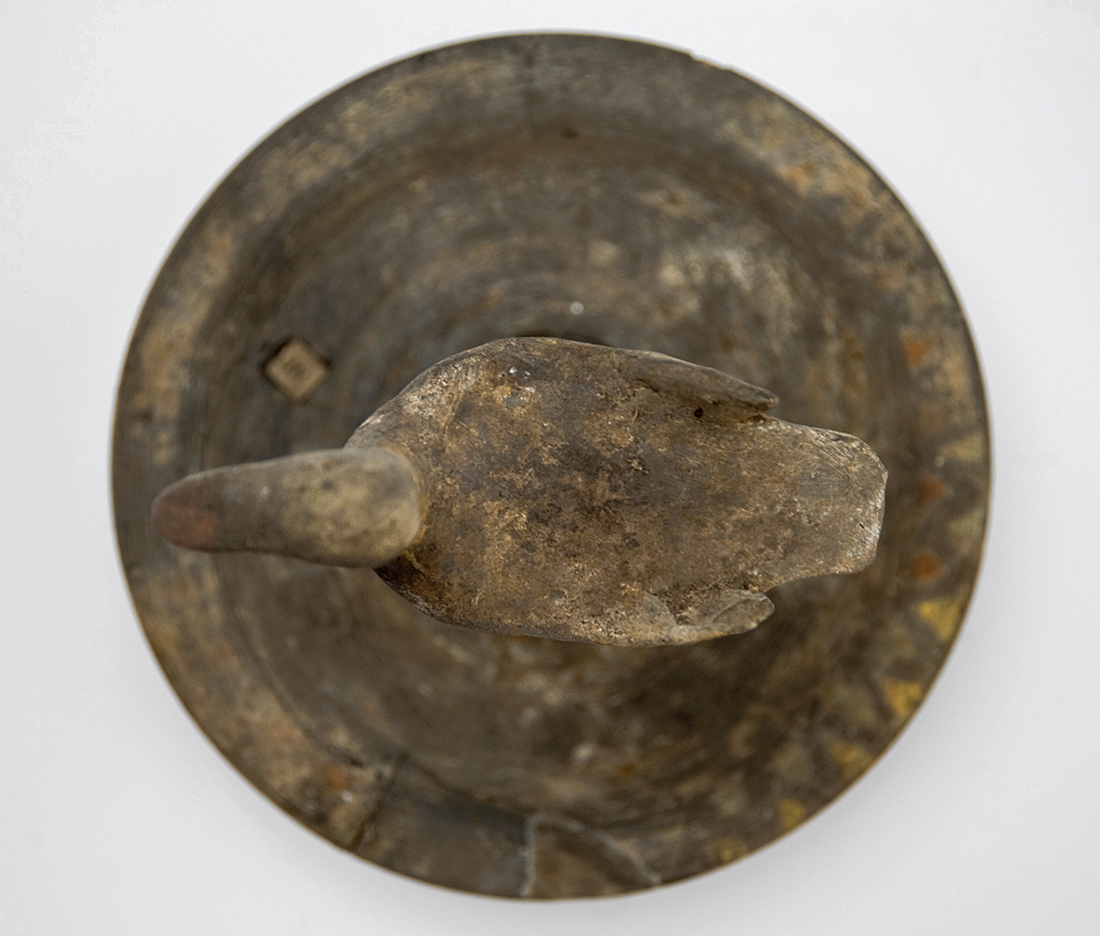 薛国故城出土*物文**——零圭断璧