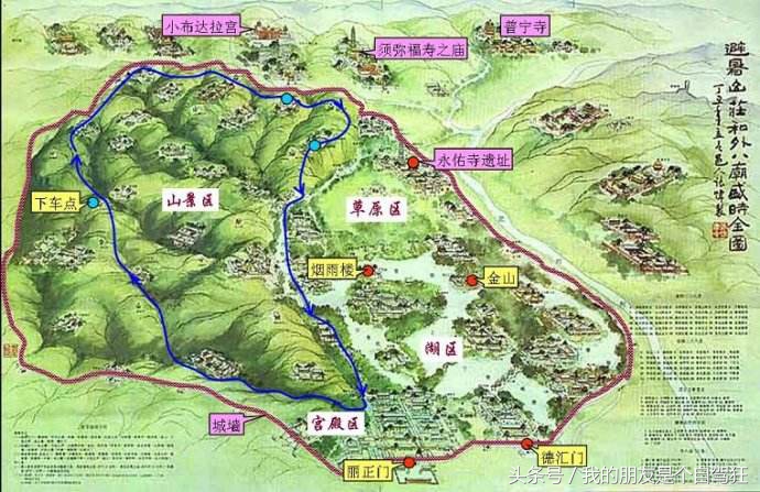 四大名园避暑山庄,避暑山庄72个景点解析