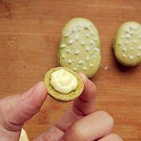 创意抹茶马卡龙图片,日式抹茶马卡龙教程