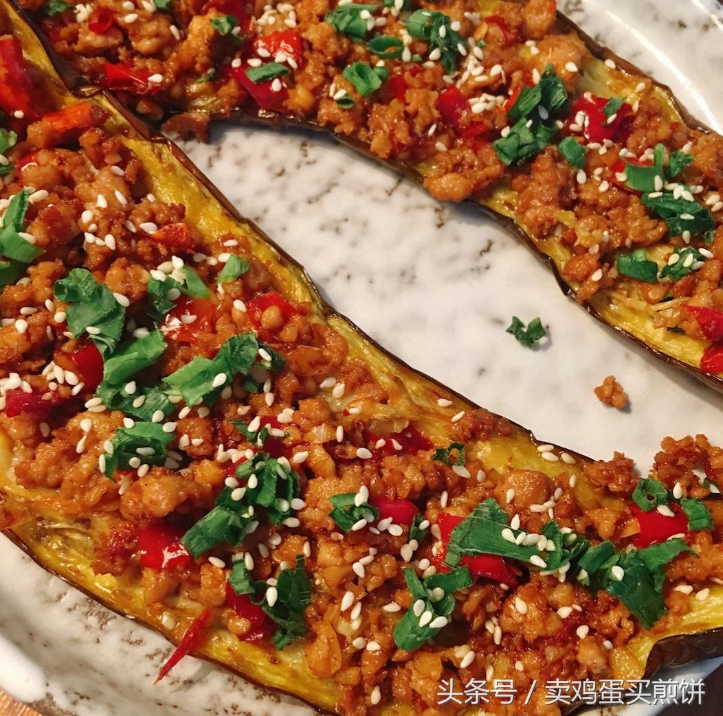 烤茄子烧烤做法空气炸锅,电饼铛烤茄子烧烤做法