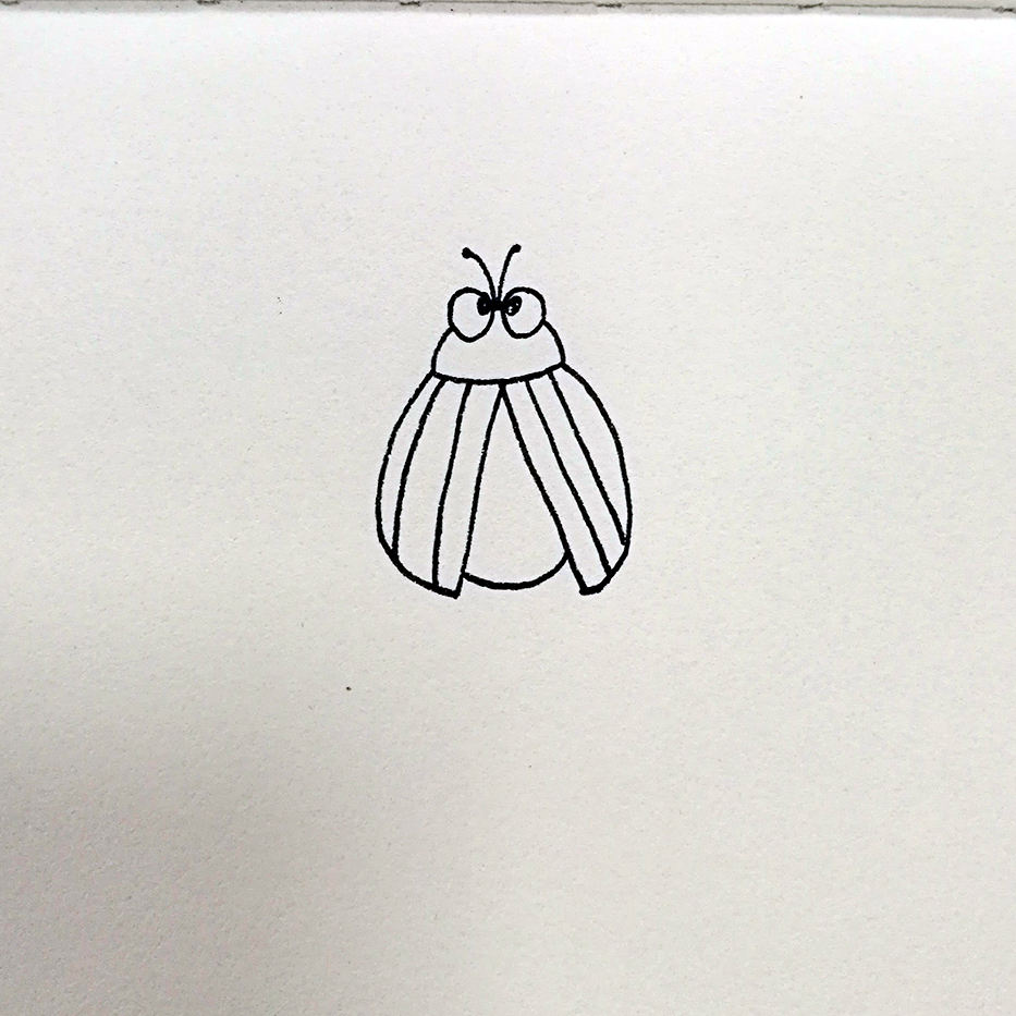 小女孩抓萤火虫简笔画,萤火虫的简笔画怎么画简单又好看