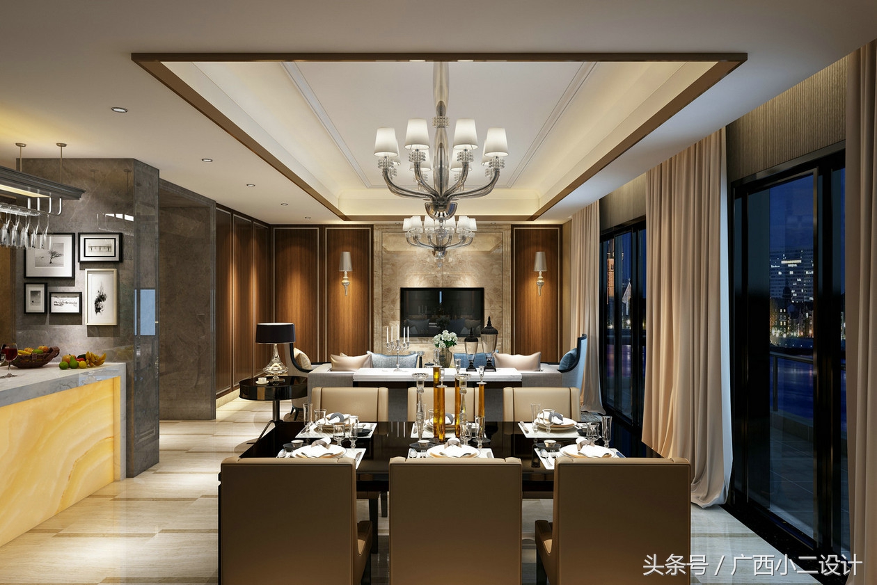 52张客餐厅效果图总有合适你的一款有品位的人都喜欢的效果图
