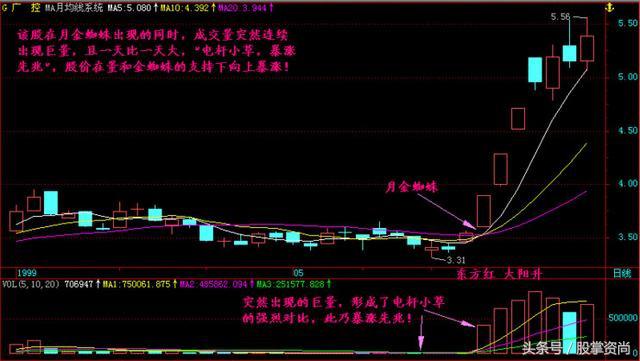 均线金蜘蛛炒股技巧,均线金蜘蛛战法
