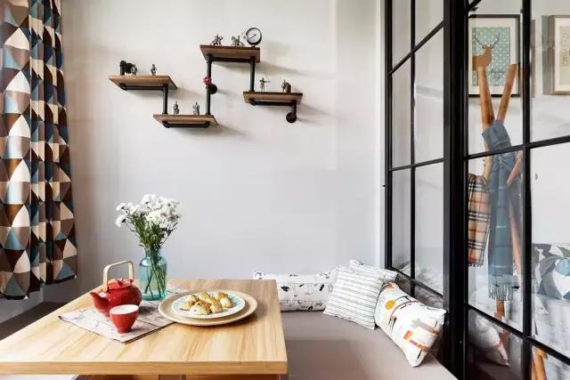 好看的北欧风隔断,北欧风格书房玻璃隔断