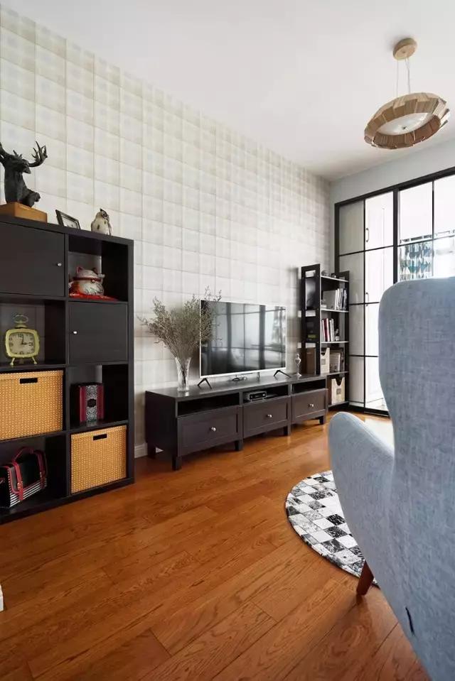 好看的北欧风隔断,北欧风格书房玻璃隔断