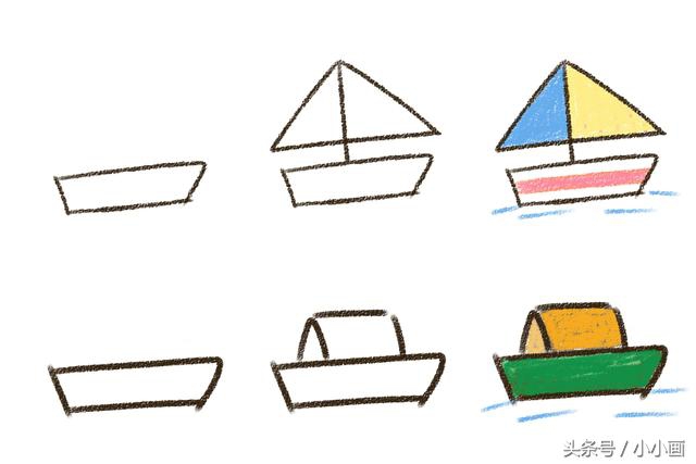 不会骑自行车简笔画,没有轮子的车简笔画