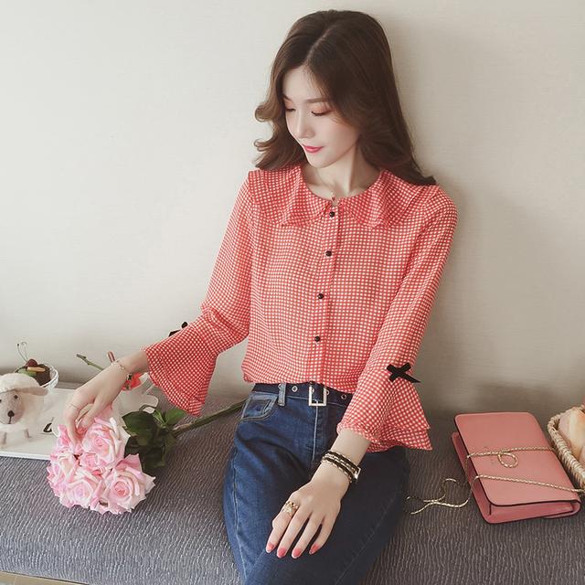 减龄穿搭夏季宽牛仔裤,牛仔裤夏搭雪纺衫