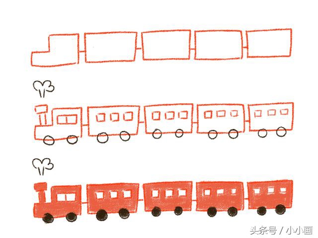 不会骑自行车简笔画,没有轮子的车简笔画