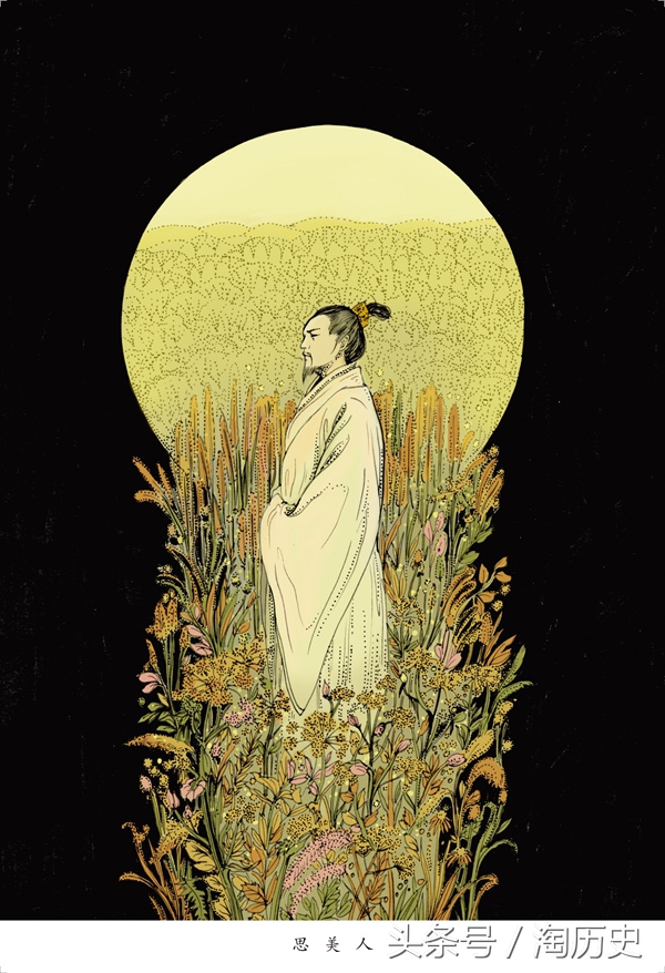 90插画师以200幅作品绘制诗经,最美楚辞的插画