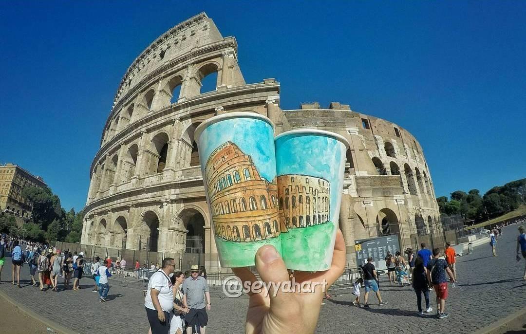 22岁大学生,靠一支画笔就能环游世界,他是怎么做到的?