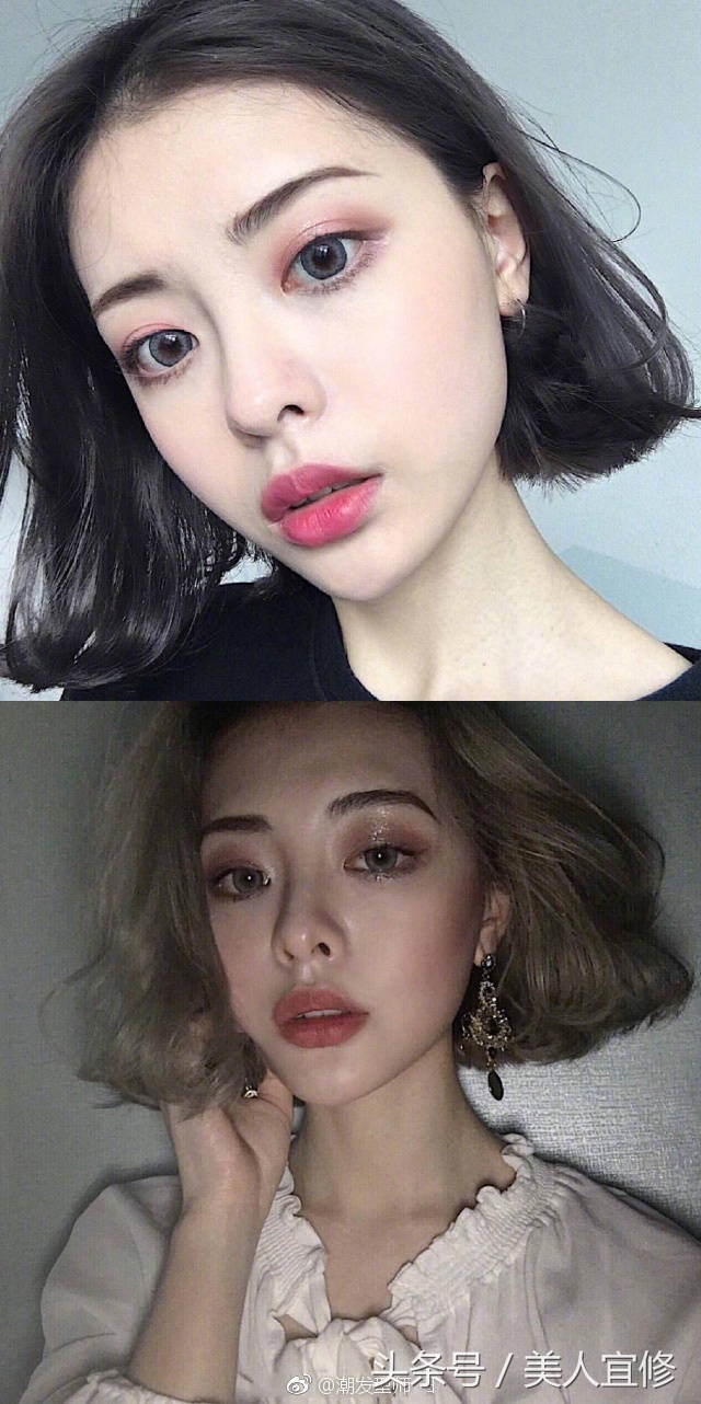 隐形烫全烫卷发发型图片,烟花烫卷发男生发型