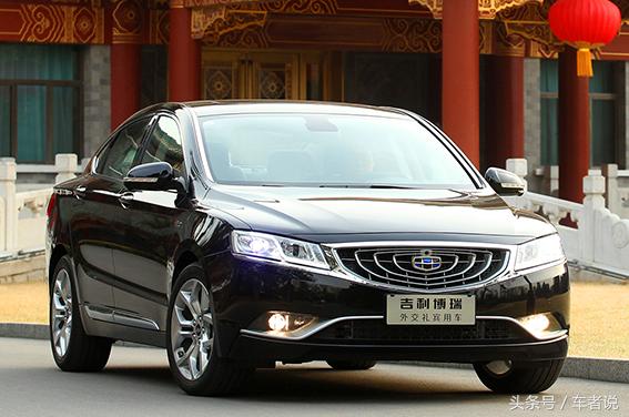 偶遇黑车牌,路遇黑色吉利博瑞