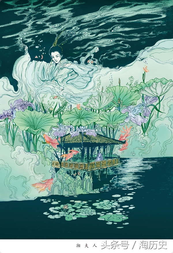 90插画师以200幅作品绘制诗经,最美楚辞的插画