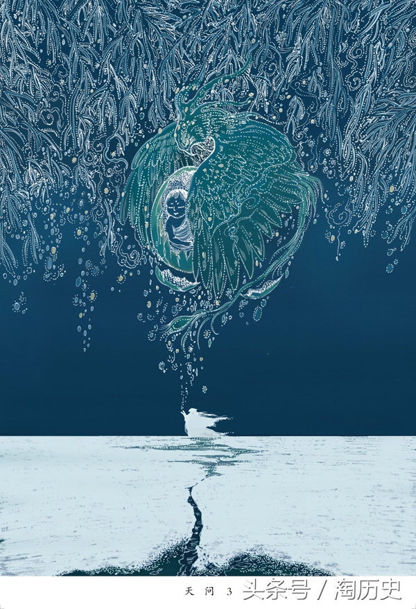 90插画师以200幅作品绘制诗经,最美楚辞的插画