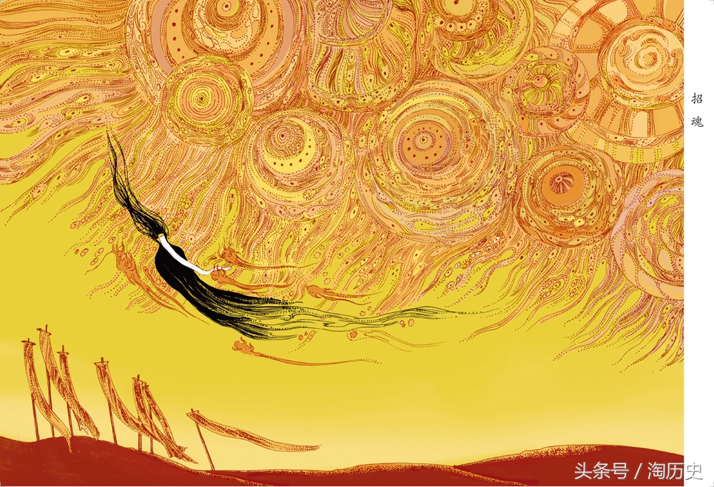 90插画师以200幅作品绘制诗经,最美楚辞的插画