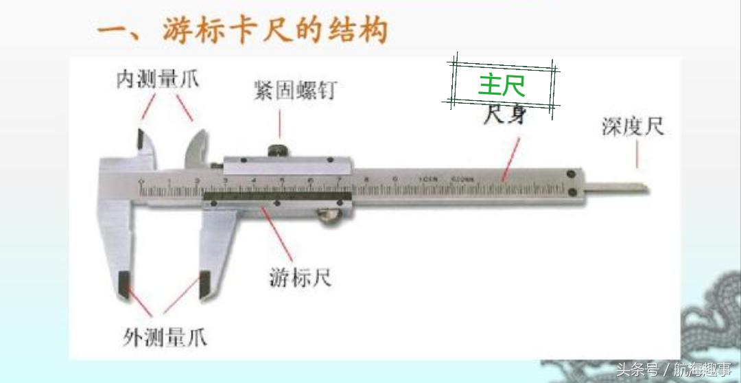 最细讲解游标卡尺使用方法,航海学仪器基本知识