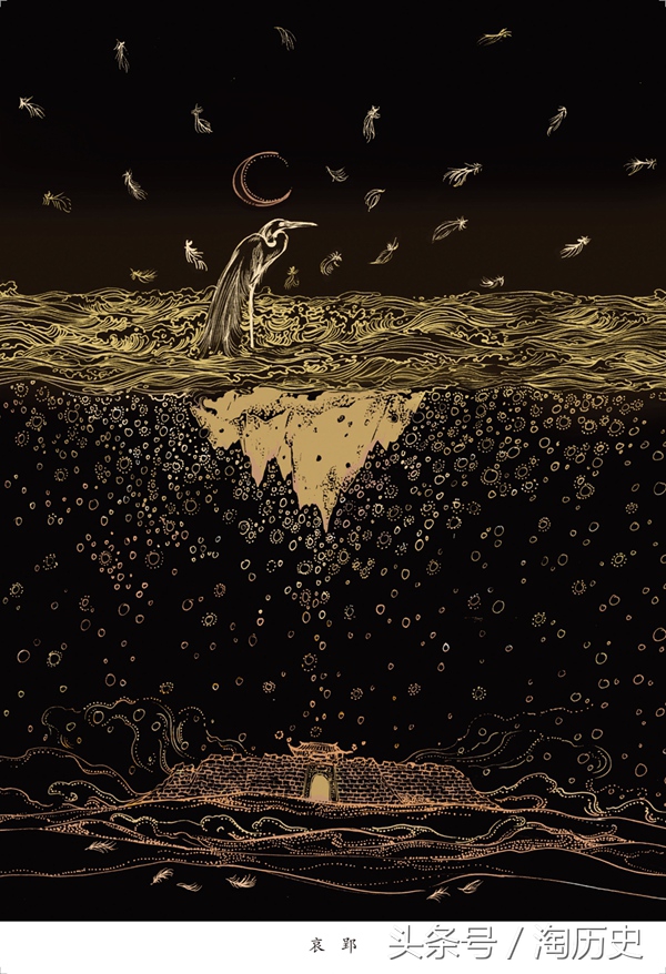 90插画师以200幅作品绘制诗经,最美楚辞的插画